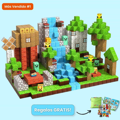 100 Bloques Magnéticos CREARIO™