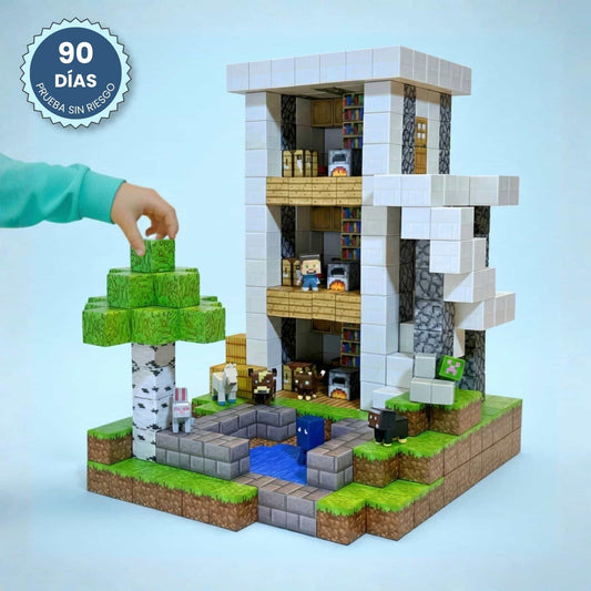 100 Bloques Magnéticos CREARIO™